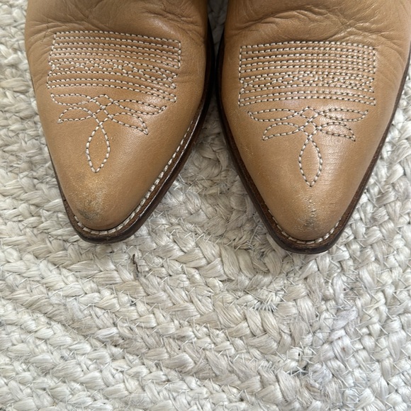 Golden Goose wishstar 50 mm cowboy boots in nude leather - Picture 10 of 14